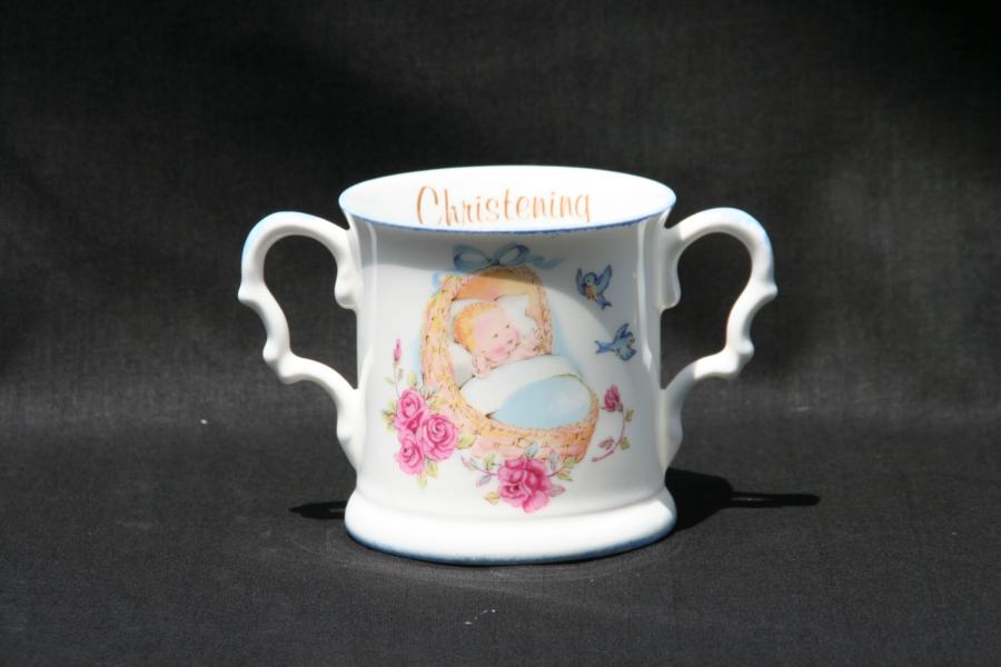 Baby cup Blue Christening